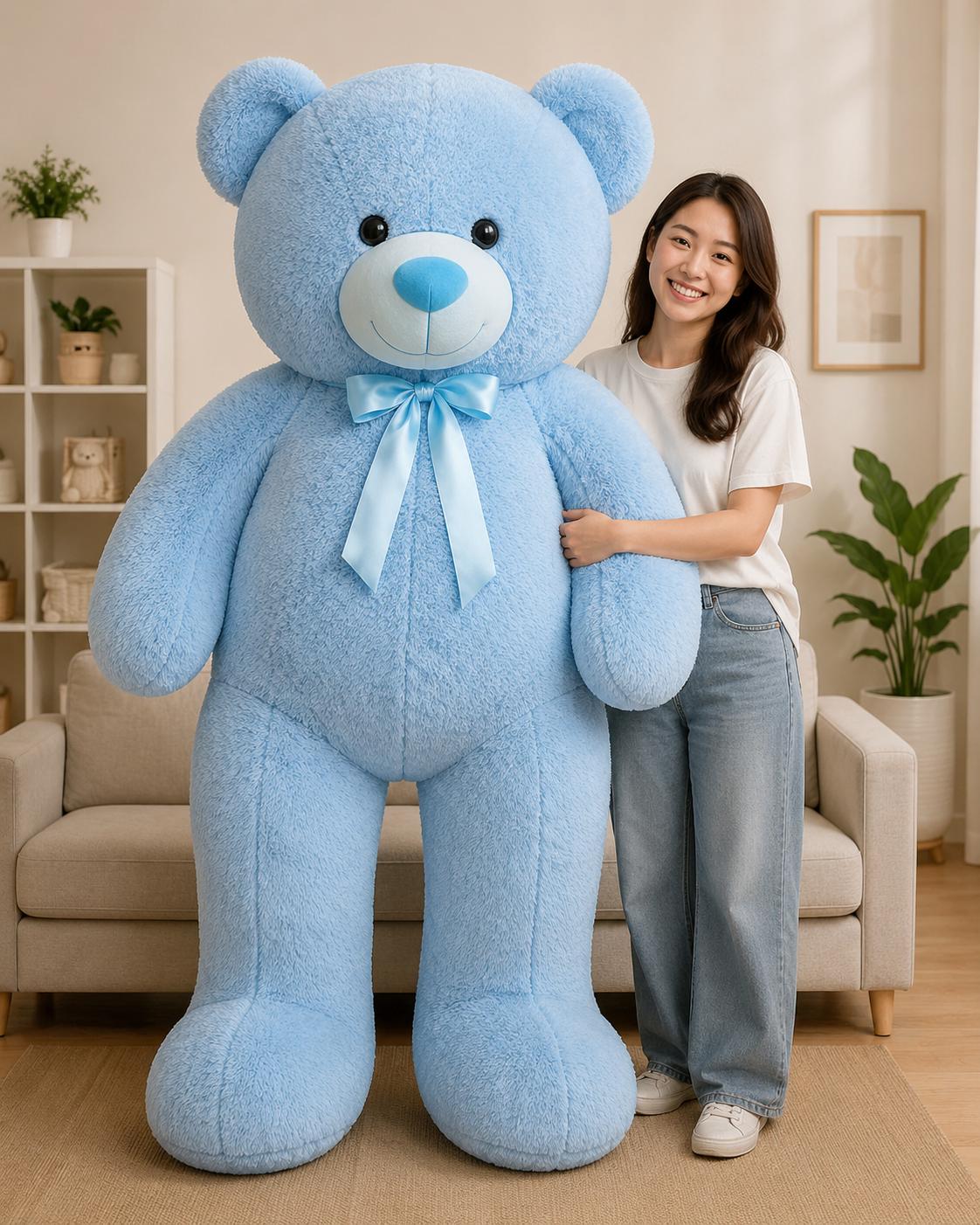 Life-size giant soft teddy bear gift from Trelluna