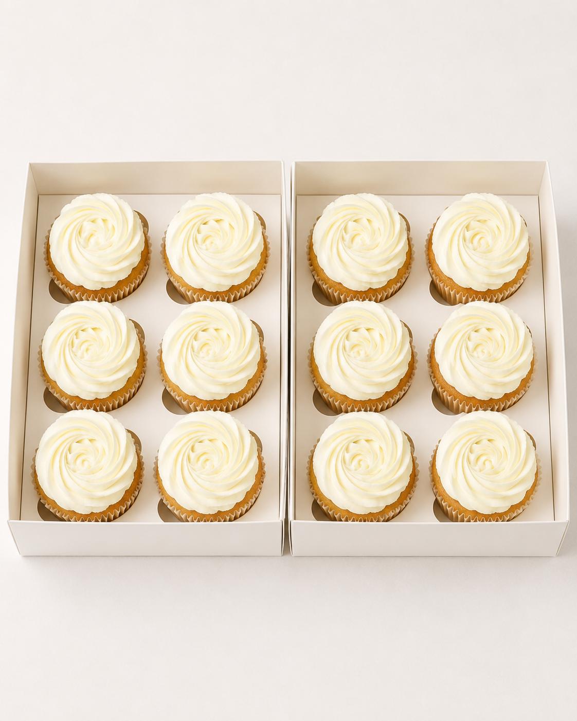 12 Fresh cupcake for birthday celebrations and gift packages from Trelluna