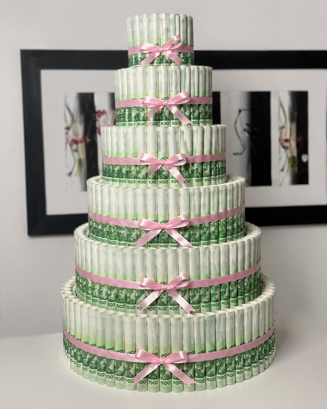 ₦200,000 money tower gift beautifully arranged for a birthday or special celebration