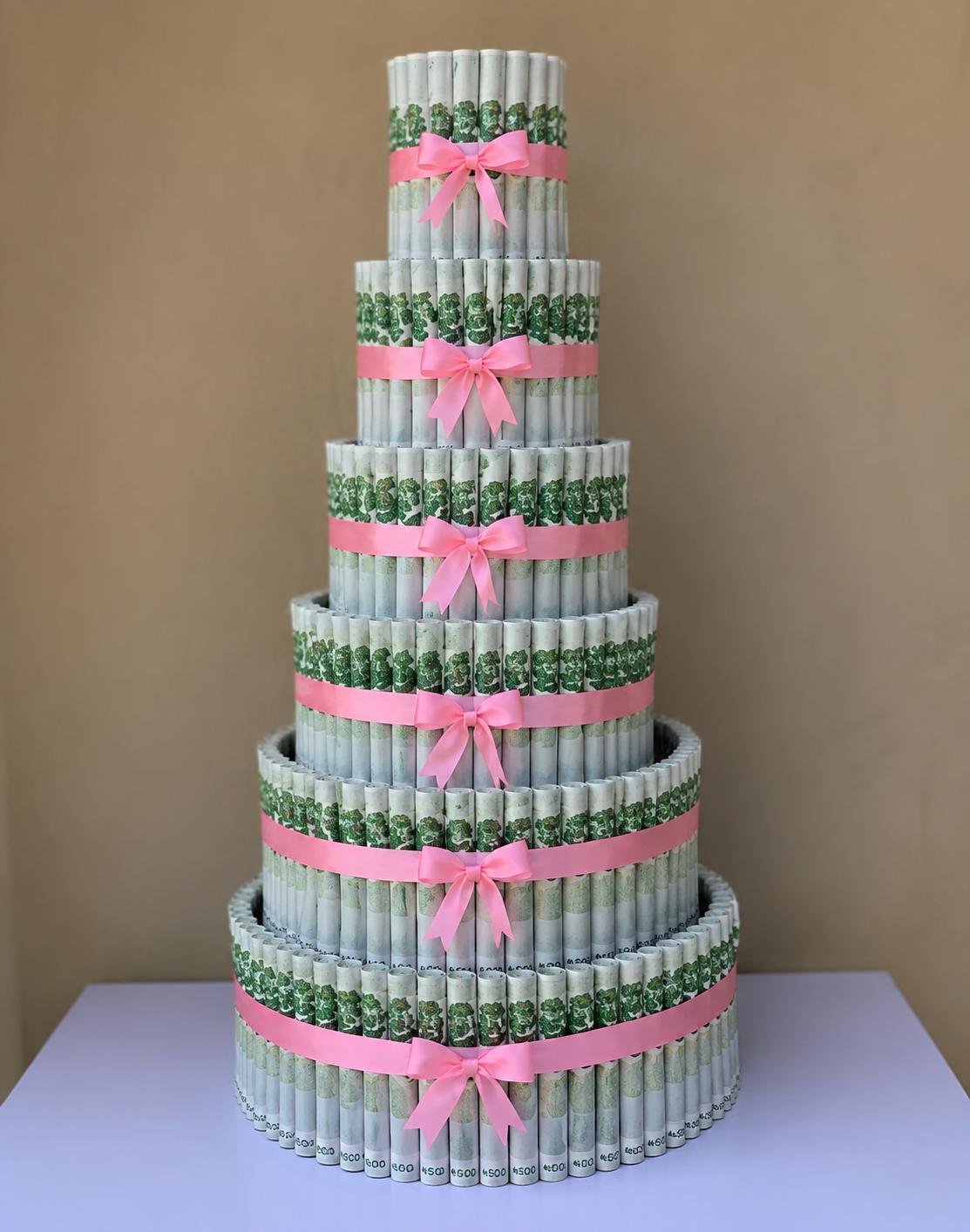 ₦150,000 money tower gift beautifully arranged for a birthday or special celebration