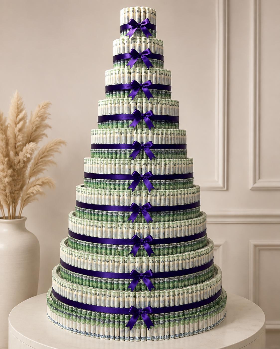 ₦500,000 money tower gift beautifully arranged for a birthday or special celebration