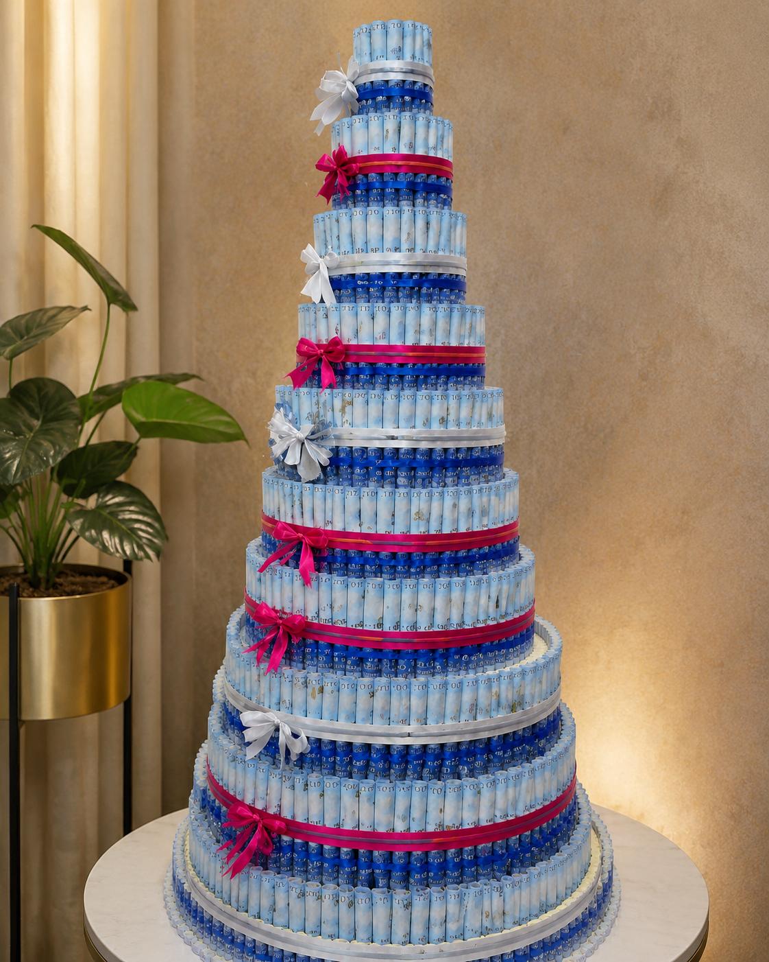 ₦1,000,000 money tower gift beautifully arranged for a birthday or special celebration