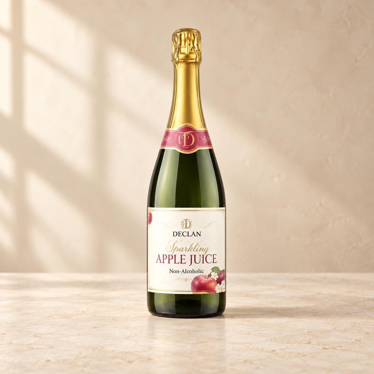 Declan non-alcoholic sparkling apple juice 75cl bottle
